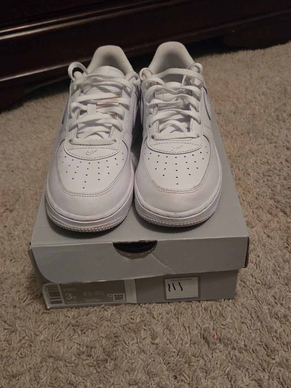 Force 1 LE (PS), In Good Shape, Stain On Shoe String